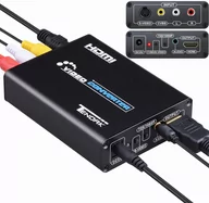 Adaptery i przejściówki - Konwerter Av / S-Video na Hdmi + audio 3,5 mm jack - miniaturka - grafika 1