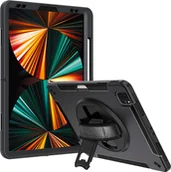 Etui do tabletów - Etui na tablet 4smarts 4smarts Rugged Case Grip für iPad Pro 12.9 6.Gen, schwarz - miniaturka - grafika 1