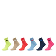 Skarpetki męskie - Zestaw 6 par wysokich skarpet unisex adidas Trefoil Cushion JY2679 Kolorowy - miniaturka - grafika 1