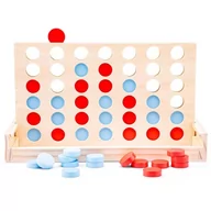 Gry planszowe - Bigjigs Toys Gra Logiczna 4 W Rzędzie - Duża - miniaturka - grafika 1