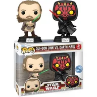 Figurki dla dzieci - Funko POP set Star Wars 2pack Qui-Gon Jinn vs. Darth Maul Special Edition - miniaturka - grafika 1