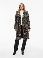 Kurtki damskie - Vila Płaszcz przejściowy w kolorze beżowo-czarnym - miniaturka - grafika 1