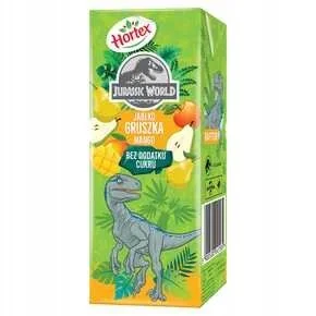 NAPÓJ JURASSIC JABŁ-GRUSZKA-MANGO 200 ml HORTEX - Soki i napoje niegazowane - miniaturka - grafika 1