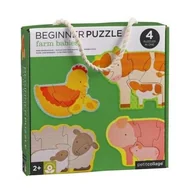 Puzzle - Petit Collage Petit Collage Pierwsze Puzzle Farma Baby PTC481 - miniaturka - grafika 1