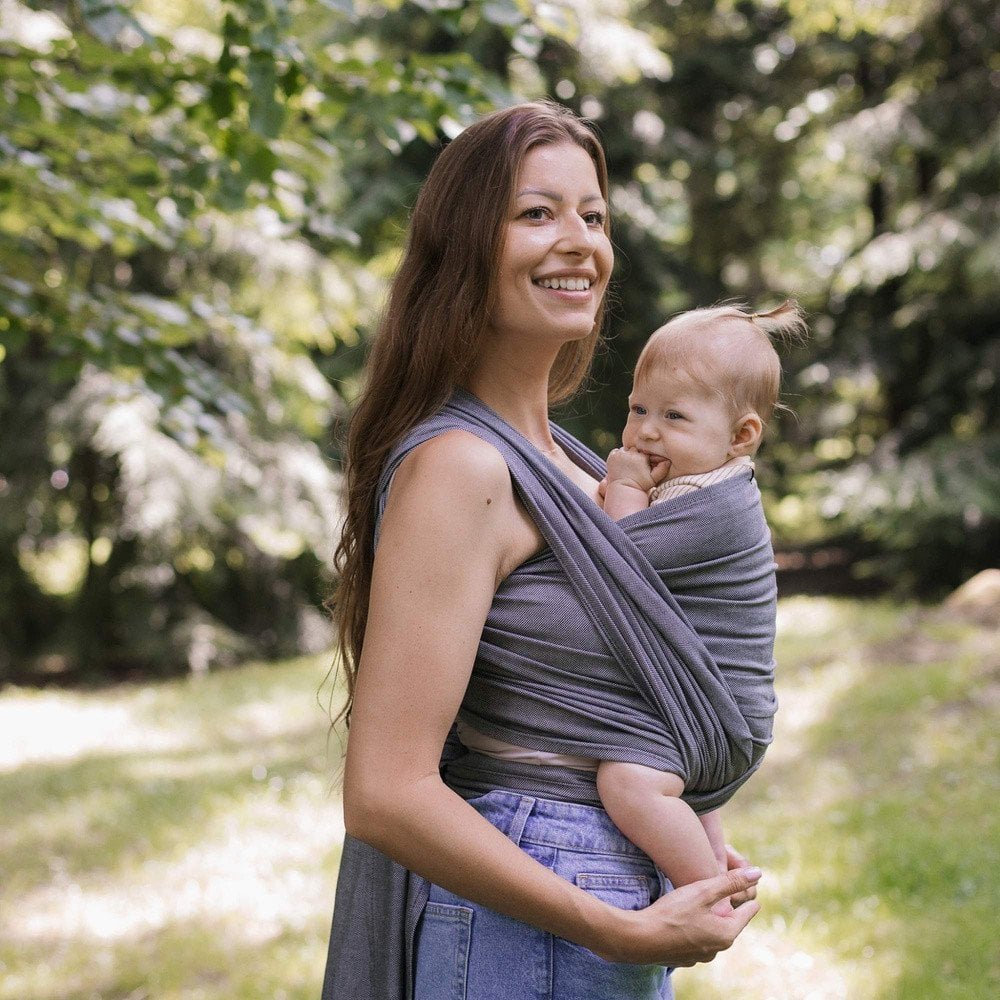 Chusta tkana Zaffiro Be Close - Rome: Grey 4.6m. U