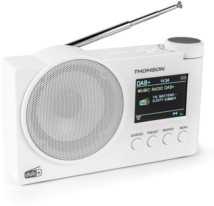 Thomson Przenośne radio FM DAB+ z funkcją Bluetooth USB RT400DABBTWH
