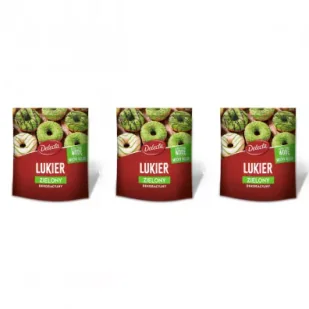 Delecta Lukier dekoracyjny zielony zestaw 3 x 80 g - Dodatki do ciast w proszku - miniaturka - grafika 1