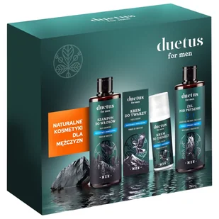 Zestaw Duetus For Men Power Of Invictus, żel pod prysznic, 300 ml + szampon do włosów, 300 ml + krem do twarzy, 50 ml - Zestawy kosmetyków męskich Zestaw Duetus For Men Power Of Invictus, żel pod prysznic, 300 ml + szampon do włosów, 300 ml + krem do twarzy, 50 ml - Zestawy kosmetyków męskich - miniaturka - grafika 1