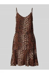 Spódnica mini taliowana z paskiem w talii model NYA - Pieces - Sukienki - miniaturka - grafika 1