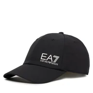 Czapki męskie - Czapka z daszkiem EA7 Emporio Armani 7X000106 AF13554 MC134 Czarny - miniaturka - grafika 1