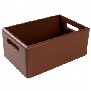 Skrzynia drewniana brązowa pudełko 30x20x13 cm - Pudełka i szkatułki - miniaturka - grafika 1