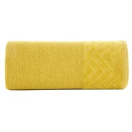 Ręczniki - Eurofirany Euro Firany Ręcznik Zoe 05 500 GSM Musztar 70x140 1211836 - miniaturka - grafika 1