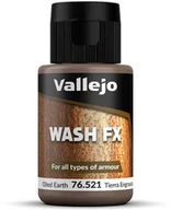 Akcesoria i części modelarskie - Vallejo: 76.521 - Wash Fx - Oiled Earth 35ml - miniaturka - grafika 1