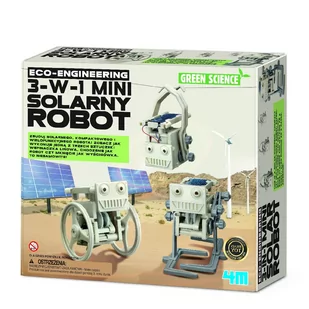 4M Mini solarny robot 3-w-1 - Roboty dla dzieci - miniaturka - grafika 3