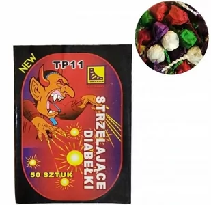 Strzelające diabełki TP11 - 50 pchełek - Pirotechnika i fajerwerki - miniaturka - grafika 1