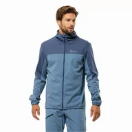 Kurtki męskie - Męska kurtka softshellowa Jack Wolfskin FELDBERG HOODY M elemental blue - L - miniaturka - grafika 1