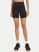 Spodenki damskie - Reebok Szorty sportowe High-Rise Bike Shorts 5 118672 Czarny Slim Fit - miniaturka - grafika 1