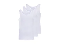 Koszulki męskie - LIVERGY® Podkoszulki męskie prążkowane, 3 sztuki (Biały, 8/XXL) - miniaturka - grafika 1