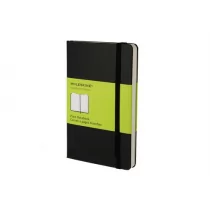 Moleskine Notes classic P czarny gładki w twardej oprawie 9x14cm (MOQP012) - Szkolne artykuły papiernicze - miniaturka - grafika 1