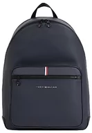 Plecaki - Tommy Hilfiger Plecak męski Th Essential Pique, jeden rozmiar, niebieski (Kosmiczny Błękit), rozmiar uniwersalny - miniaturka - grafika 1