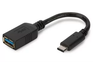 Assmann Kabel USB USB A - USB C Ż/M Czarny 0.15 m AK-300315-001-S - Kable USB - miniaturka - grafika 4