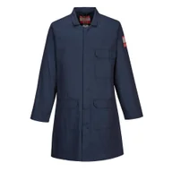 Rękawice robocze - FARTUCH TRUDNOPALNY FR34 GRANATOWY, ROZMIAR XL - miniaturka - grafika 1