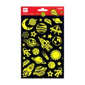 Pasmanteria - Naklejki świecące w ciemności Apli Kids - Kosmiczna przygoda - miniaturka - grafika 1