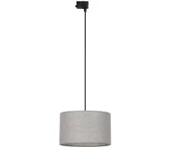 Lampy sufitowe - Żyrandol na lince do 3-faz. syst. szynowego TRACER 1xE27/15W/230V śr. 38 cm czarny/szary - miniaturka - grafika 1