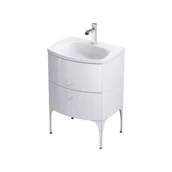 Blaty meblowe i parapety okienne - Oristo Uni blat 140 cm naszafkowy biały połysk OR00-BU-140-1 - miniaturka - grafika 1