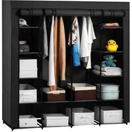Szafy - MATERIAŁOWA SZAFA TEKSTYLNA SKŁADANA GARDEROBA XXL - miniaturka - grafika 1