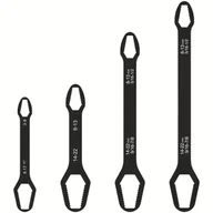 Inne - TEMU 4-częściowy zestaw kluczy wielofunkcyjnych, dwustronne klucze dynamometryczne 5/16" - 7/8" i 1/8" - 11/16", samonastawne narzędzie ręczne, - miniaturka - grafika 1
