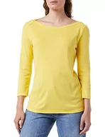 Koszulki i topy damskie - United Colors of Benetton T-shirt damski, Żółty, 25 karatów, S - miniaturka - grafika 1