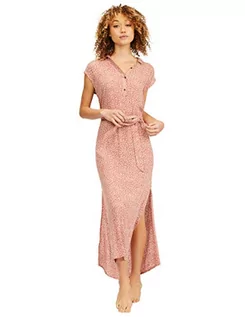 Sukienki - BILLABONG Damska 'Lovely Ways' guzik przednia sukienka midi na co dzień, Czerwona glina, L - grafika 1