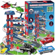 Zabawki konstrukcyjne - PARKING SAMOCHODOWY Z WINDĄ ELEKTRYCZNĄ GARAŻ AUTKA - miniaturka - grafika 1
