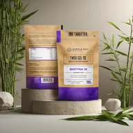 Suplementy naturalne - Biotyna 10 z naturalnym krzemem - 100 tabletek - miniaturka - grafika 1