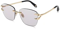 Okulary przeciwsłoneczne - Roberto Cavalli Sunglasses SRC043 Yellow Gold Unisex Okulary 62/16/145, Żółte złoto, 62/16/145 - miniaturka - grafika 1