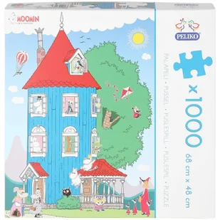 Puzzle MUMINKI 1000 el. MOOMIN PELIKO DOMEK Muminków dla dzieci i DOROSŁYCH - Puzzle - miniaturka - grafika 1