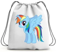 Torby szkolne - PLECAK WOREK JEDNOROŻEC SZKOLNY NA BUTY WF - miniaturka - grafika 1