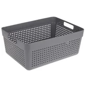 Pudła i pojemniki do przechowywania - Organizer Terra 32,5 x 23,5 x 14 cm 10 l szary - miniaturka - grafika 1