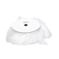 Prace ręczne dla dzieci - Pióra Piórka Na Drucie Białe Dekoracyjne Diy Sztuczne Kolorowe - miniaturka - grafika 1