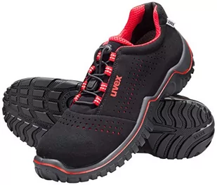 Uvex Motion Style - obuwie ochronne S1 SRC ESD - czerwono-czarne, rozmiar: 41 - Biuro i firma OUTLET - miniaturka - grafika 1