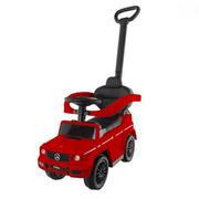 Jeździki dla dzieci - Euro Baby Pchacz mercedes z rączką czerwony EB578R - miniaturka - grafika 1
