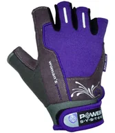 Rękawice do ćwiczeń - Rękawice fitness Power System  Fitness Rukavice Womans Power Fialové XL - miniaturka - grafika 1