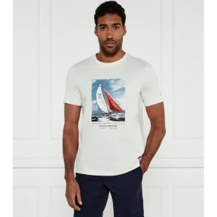 Tommy Hilfiger T-shirt Regular Fit - Koszulki męskie - miniaturka - grafika 1