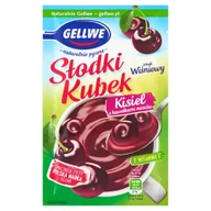 Batoniki - GELLWE GELLWE SŁODKI KUBEK KISIEL WIŚNIOWY Z OWOCAMI 30G zakupy dla domu i biura 43528702 - miniaturka - grafika 1