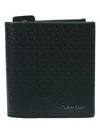 Portfele - Calvin Klein Skórzany portfel w kolorze czarnym - 10,5 x 10 x 3 cm - miniaturka - grafika 1