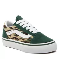 Buty dla dziewczynek - Tenisówki Vans Uy Old Skool VN0A7Q5FBGK1 Green/Multi - miniaturka - grafika 1