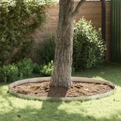 Ogrodzenia - Lumarko Ogrodowe obrzeże trawnika 4 pcs Srebrny 450 x 15 cm - miniaturka - grafika 1