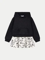 Komplety dla niemowląt - Mayoral Komplet bluza i spódniczka 4936 Czarny Regular Fit - miniaturka - grafika 1