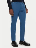 Spodnie męskie - Boss Spodnie materiałowe Kaito1_T 50487754 Niebieski Slim Fit - miniaturka - grafika 1